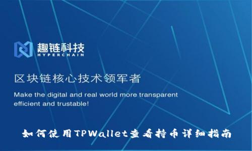 如何使用TPWallet查看持币详细指南