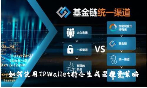 如何使用TPWallet持仓生成器投资策略