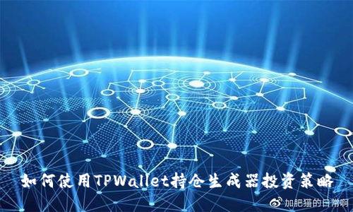 如何使用TPWallet持仓生成器投资策略